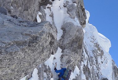 Gave Ding 6571m in Nepal (ED+ 1600m, 7 Tage) (c) Mick Fowler /Paul Ramsden 