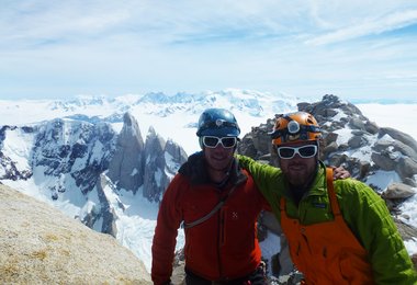 Auf dem Gipfel des Fitz Roy