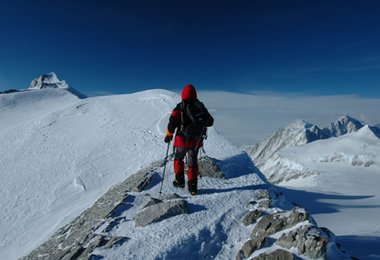 Die letzten Schritte zum Gipfel