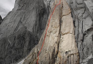 900 m Pfeiler am K7West. Foto Archiv Prezelj