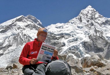 Kronenzeitung auf 5700m