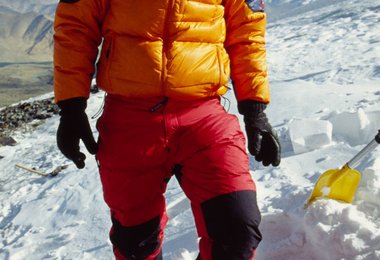 Auch bei Lager 1 ist es schon recht frisch