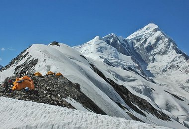 Lager 1 mit Spantik, Foto: Edi Koblmüller