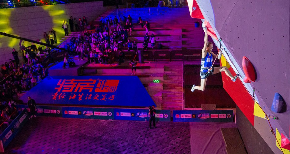 Tolle Stimmung beim Weltcupfinale in Xiamen; Foto: IFSC/Eddie Fowke