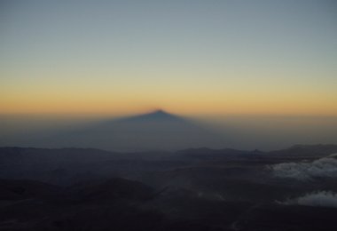 Der Schatten des Chimborazos des mit 6310 m höchsten Vulkans in Ecuadors (c) Andreas Jentzsch