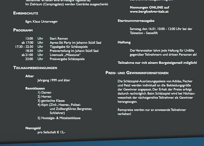 Infos zum Seilrennen