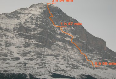 Ueli Steck – Neuer Rekord: Eiger Nordwand in 3:54