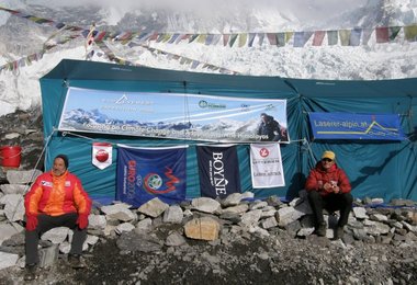 Vor dem Start Richtung Gipfel