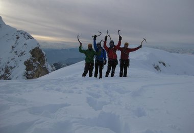 Philipp Angelo in der M3 Seillänge. Foto Andreas Tonelli
