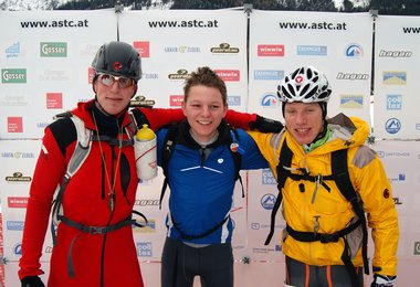 Die Sieger bei den Junioren v.l.n.r.: Florian Guggenberger, Cornelius Unger, Markus Preiss; Bild: Christian Gamsjäger