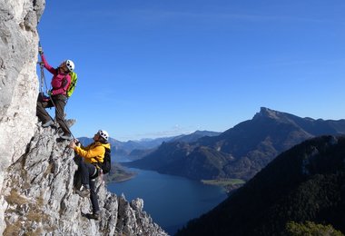 Einstieg in die Gipfelwand , Foto: Axel Jentzsch-Rabl