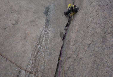 Neue Route am Mount Asgard, Baffin Island