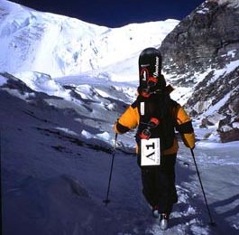 Mit dem Snowboard am Everest 8848m