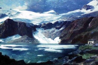 Die alte Rudolfshütte vor dem Umbau zum Alpinzentrum.