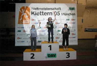 Die drei besten Dame - ganz oben Angy Eiter links Emily Harrington und rechts Akiyo Noguchi