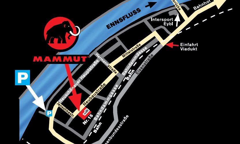 Ort: MAMMUT SPORTS GROUP AUSTRIA GMBH; 4400 Steyr; Neubaustraße 15; Neuschönau