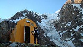 Messnerbiwak und Einstieg