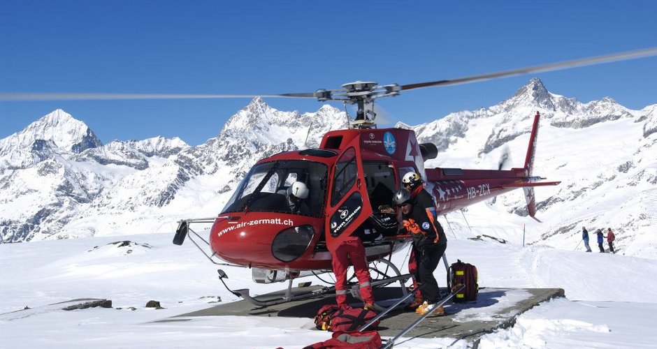 Hubeschrauberbergung in Zermatt © Norbert Eisele-Hein