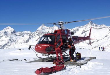 Hubeschrauberbergung in Zermatt © Norbert Eisele-Hein