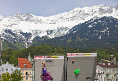 Super Kulisse und top Wetter in Innsbruck