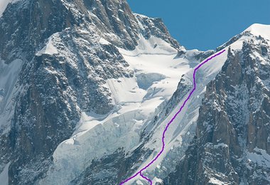 Free Ski Mountaineering Glacier de la Noire