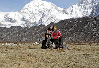 Ebene bei Ramche mit Kantsch im Hintergrund