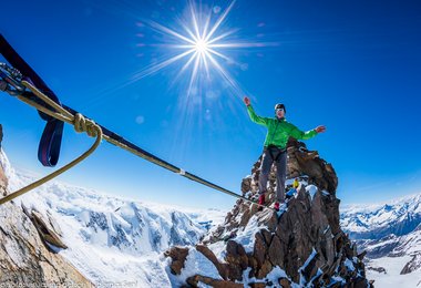 Europarekord – Balanceakt auf der Dufourspitze