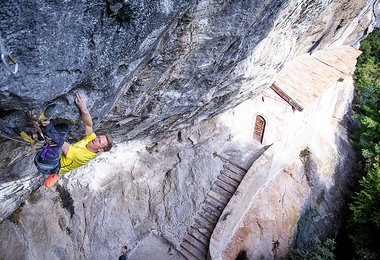 Jakob Schubert beim Saisonabschluss in Arco, Foto ©Heiko Wilhelm