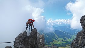 Auf dem Zackengrat - Königsjodler Klettersteig