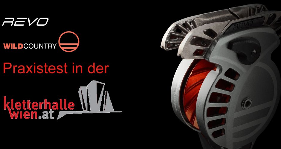 REVO Praxistest in der Kletterhalle Wien.