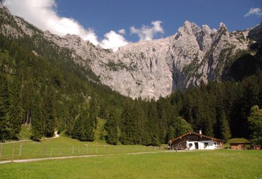 Scharitzkelhtal mit Blick auf Göll Westwand © Hans Hornberger