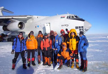 Das Team von Laserer-alpin in Patriot Hills