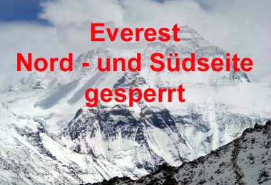 Totalsperre des Everest