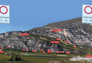 Das Fahrverbot zwischen Pizzeria Laterna und Ponte Romano