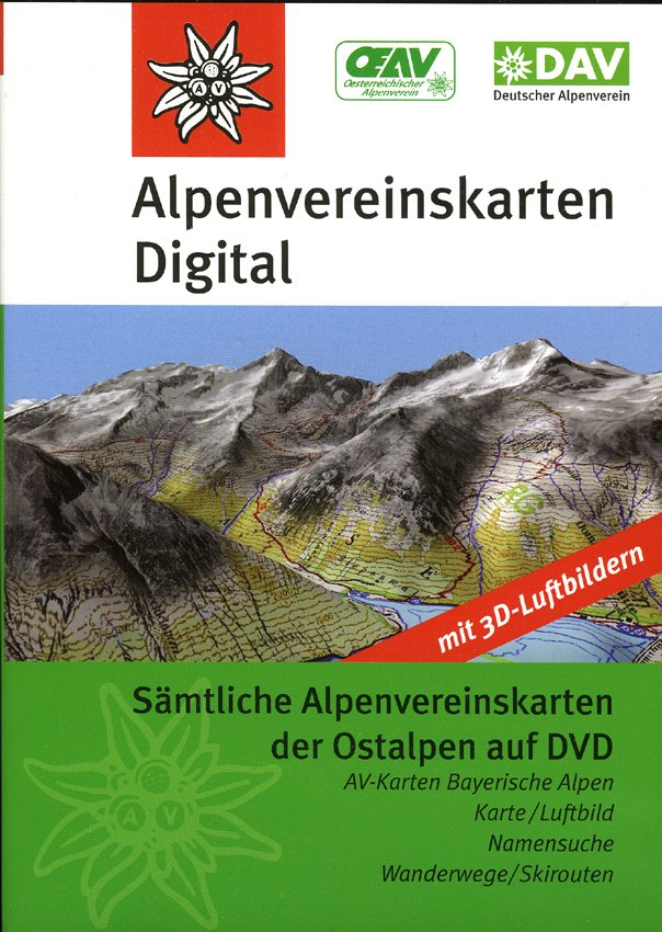 1:50.000 Alpenvereinskarten Tuxer Alpen Skitouren 