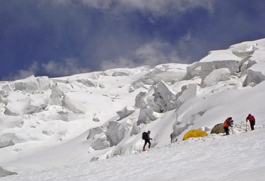 Nur die Natur tut großes umsonst (Lager 2- 6200 m.)