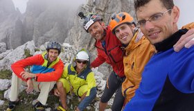  Stefan, Hans, Michael, Christoph und ich am Gipfel (c) Peter Manhartsberger