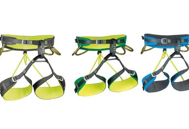 Die Farbvarianten des Energy CR3 Hüftgurtes.