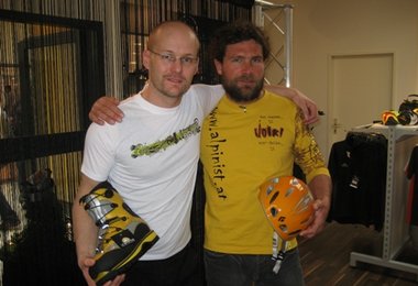 Stephan Keck schwört auf Black Diamond und La Sportiva