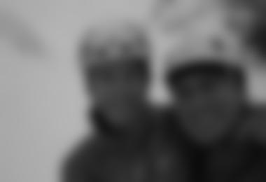 David Göttler und Michi Wärthl am Ausstieg