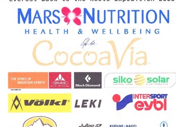 Sponsoren der Back to the Roots Expedition