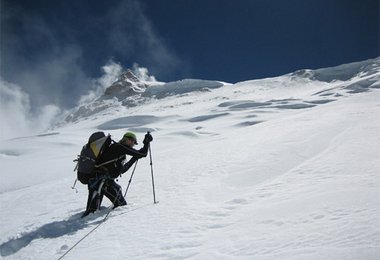 Spurarbeit auf 6600 m