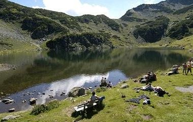 Der Wildseelodersee am Fuße der Henne.