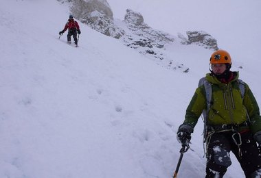 David und Daniel am Ende der steileren Passagen