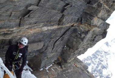 An unserem 2. Biwakplatz in der Felsnische © D.Göttler