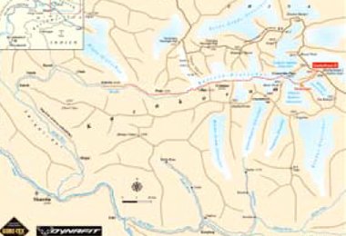 Das Gebiet um den Gasherbrum II