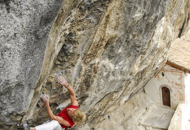 Andi Bindhammer in St.Anger 8c+/-9a © Christan Pfanzelt