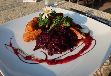 Hervorragende Gerichte im Restaurant Gressenbauer in Hinterstoder