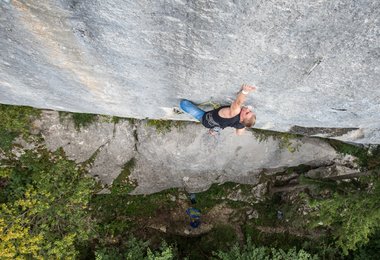 Tobias Kloimbo╠êck Marathon Man 7c+ (c) Stefan Brunner