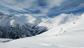 Blick beim Aufstieg Richtung Großvenediger